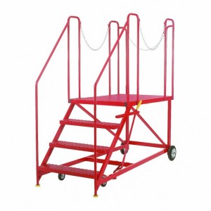 Industrial Mobile Access Steps Truck / Dock Platform